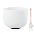 CVNC 440Hz 8 in C Note Root Chakra Frosted Quartz Singing Bowl