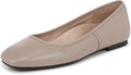 Vionic Women's Orinda Skimmers Ballet Flat - Supportive Leather/Suede