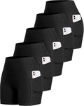 Women's Active Biker Shorts with High Waist and Tummy Control