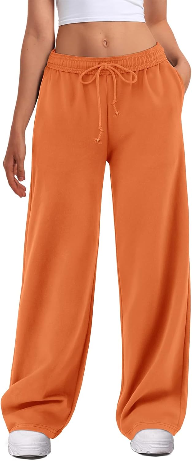 ATHMILE Women's Wide Leg Sweatpants for Comfort and Style