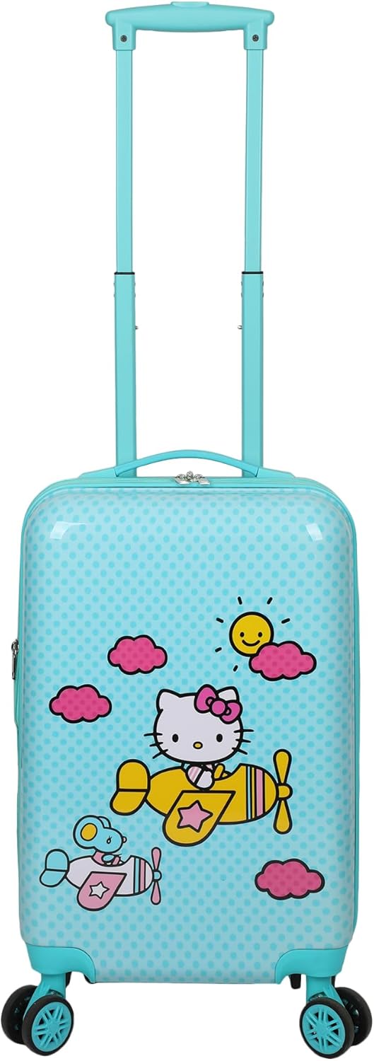 Bioworld Hello Kitty Airplane 20in Carry-On Luggage Review