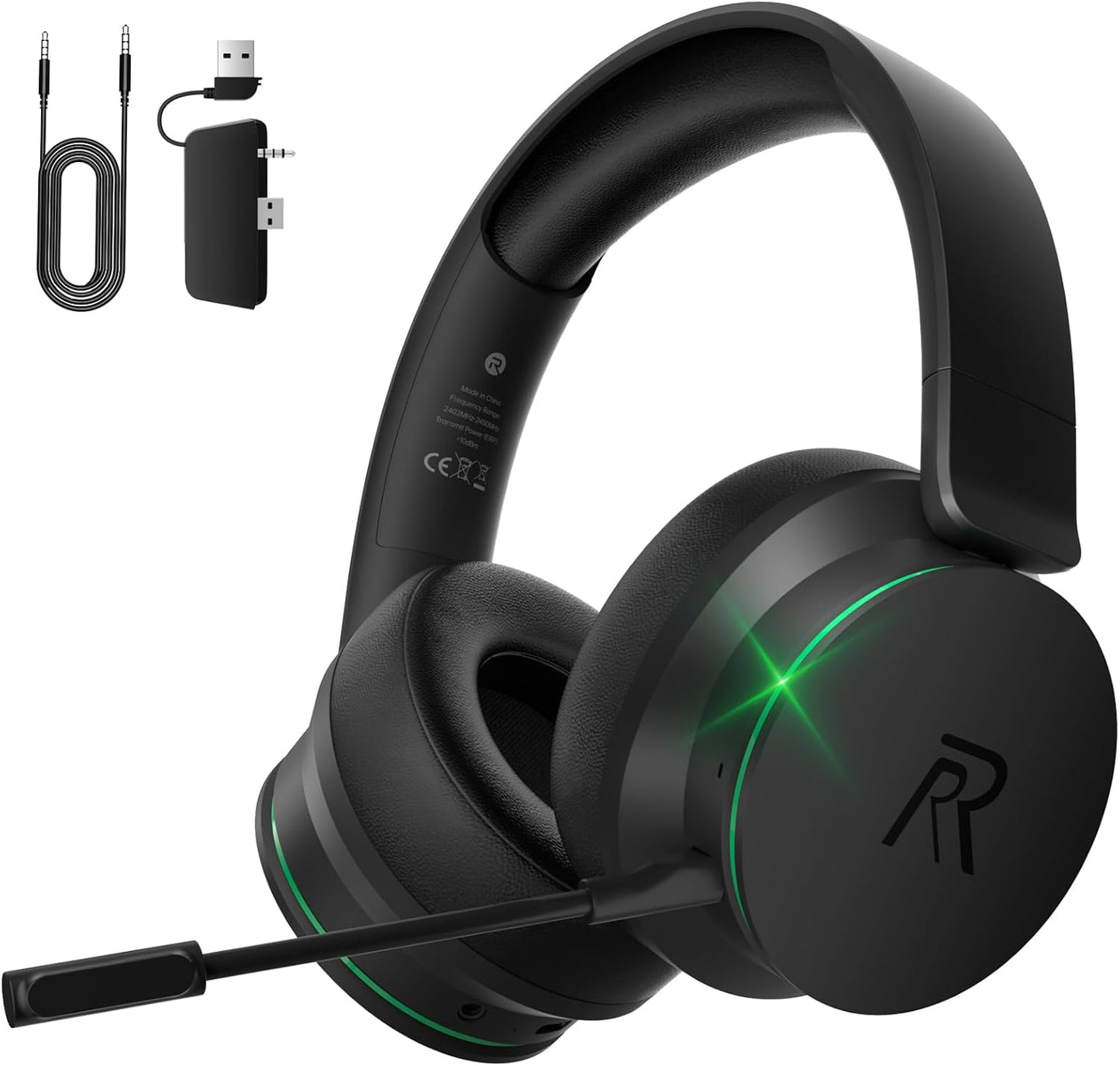 RYR Wireless Gaming Headset: 3D Surround Sound