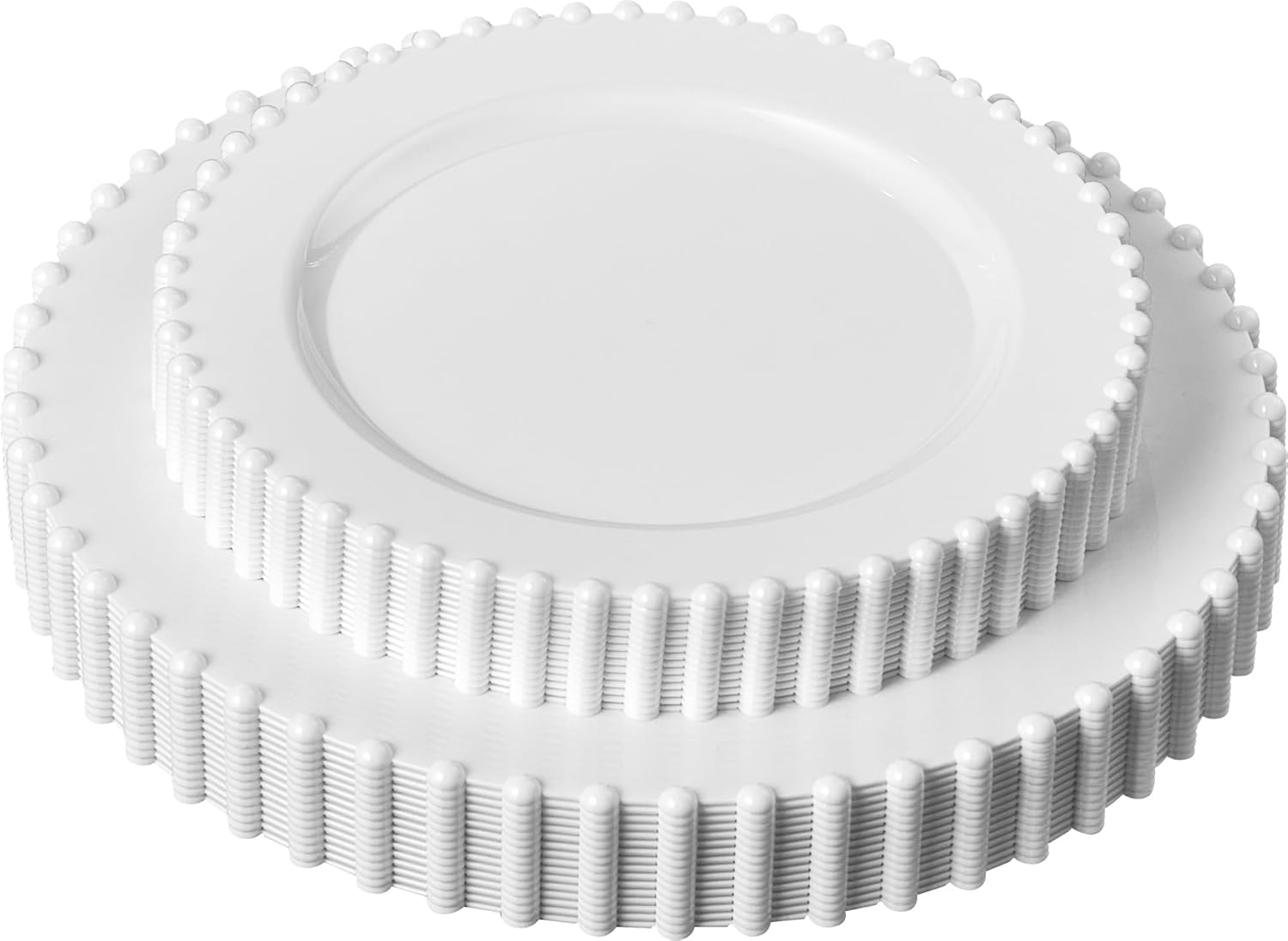 Elegant 128 Piece Combo Plastic Dinner Plates for Any Occasion