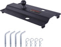 25000 lbs Gooseneck Ball Plate for 5th Wheel Rails - Heavy Duty Tow