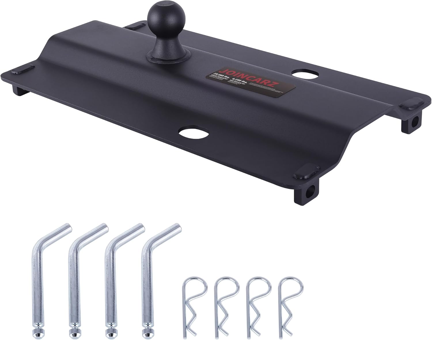 25000 lbs Gooseneck Ball Plate for 5th Wheel Rails Towing