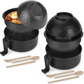 Portable Ramen Bowl Set w/ Utensils - 32oz, Microwaveable - UUGLAM