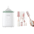 Momcozy Bottle Warmer & Bottle Brush Kit Pink - Fast, Accurate Warming