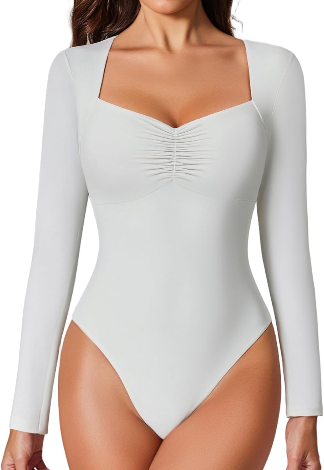 Avidlove Women's Sexy Sweetheart Neckline Bodysuit Tops Review