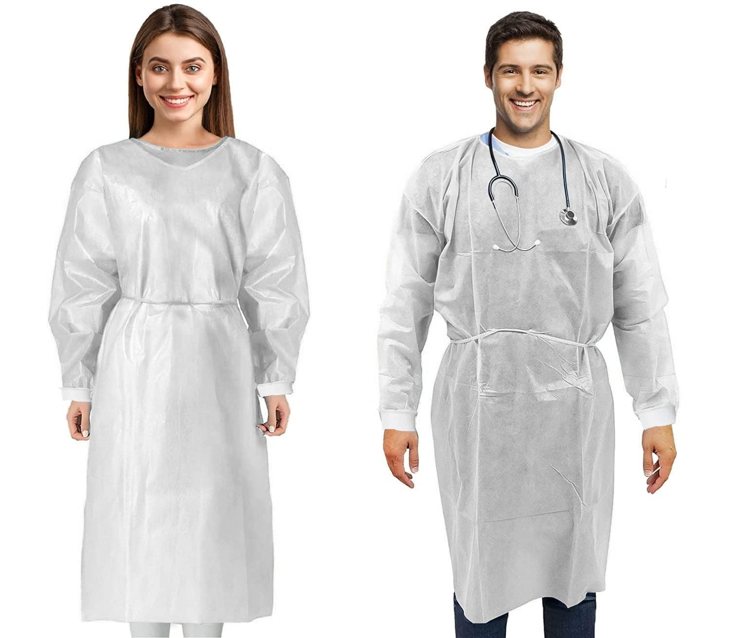Disposable Isolation Gowns - Level 2 PPE for Medical Use