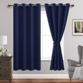 JIUZHEN Blackout Curtains - Thermal Insulated Noise Reducing Drapes