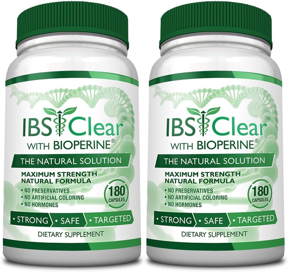IBS Clear Natural IBS Relief with Vitamin D and Psyllium Husk