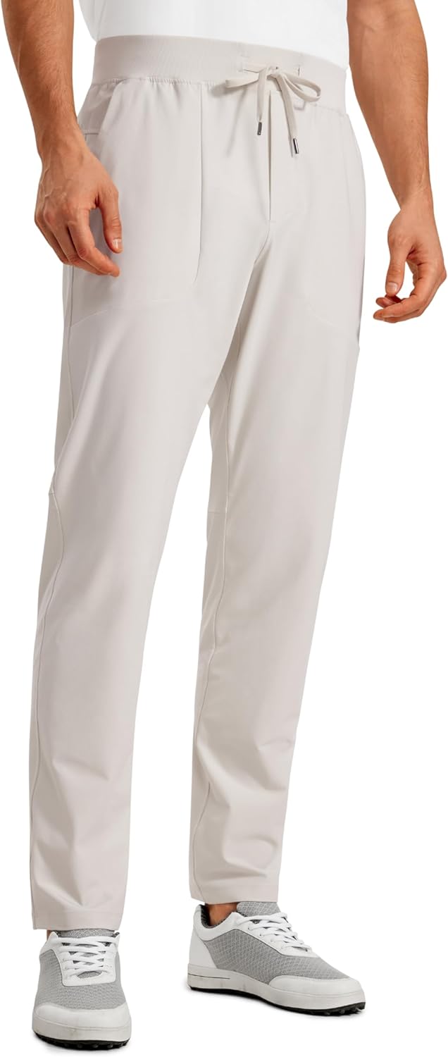 CRZ YOGA All Day Comfy Pull-On Golf Pants for Men - Quick Dry