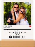 Personalized Song Plaque - Custom Music Photo Plaque Personalized Gift