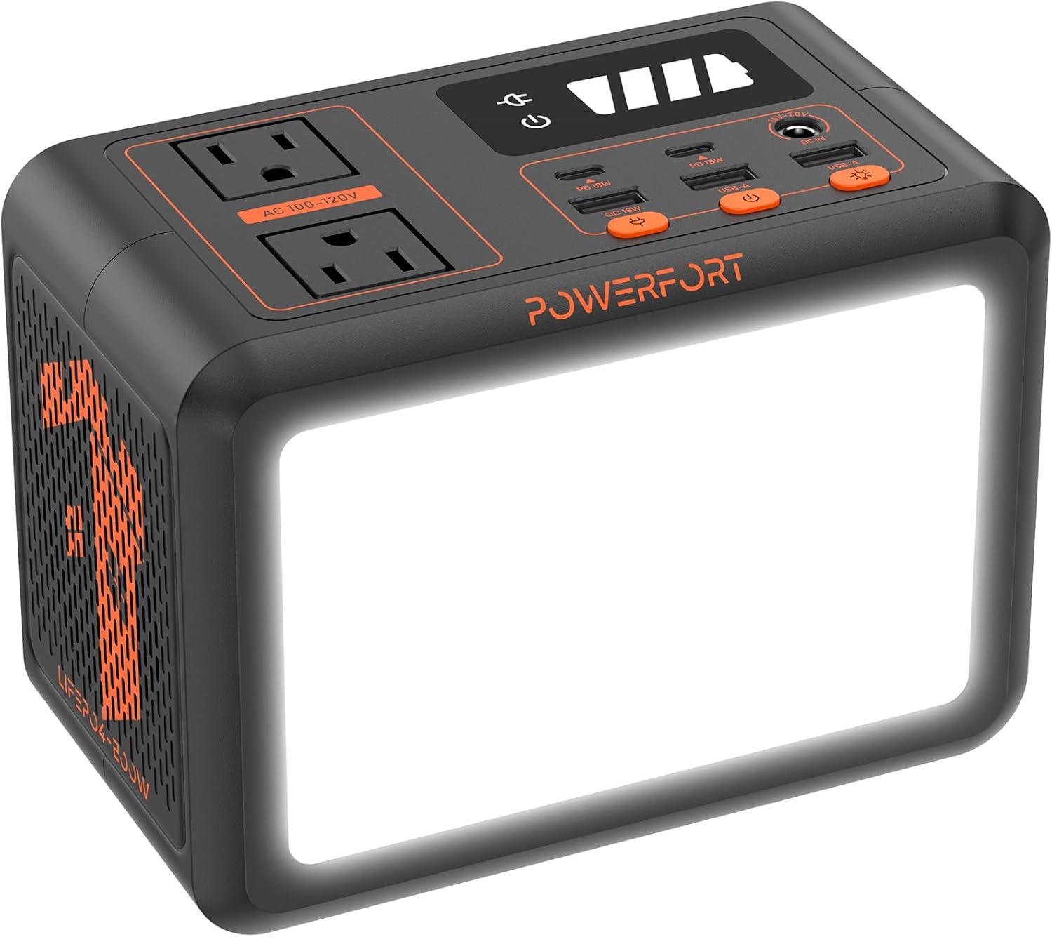 PowerFort: Portable Solar Generator 99Wh for Home & Outdoor