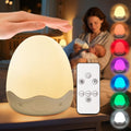 Baby Night Light for Kids Egg Night Light for Nursery - Portable 10