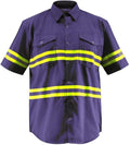 Premium High Visibility Safety Shirt Half Sleeve - Lightweight 65/35