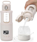 Portable Milk Warmer for Baby - Fast Heating Rechargeable Bottle