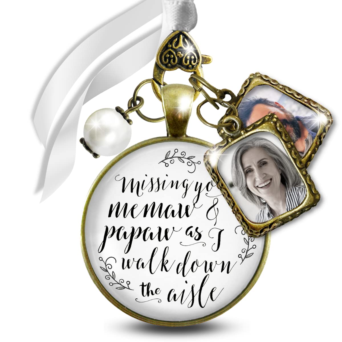 Memory Photo Charms for Wedding Bouquets - Sentimental Keepsakes