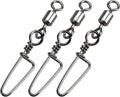 Fishing Snap Swivel High Strength Rolling Swivel with Coastlock Snap