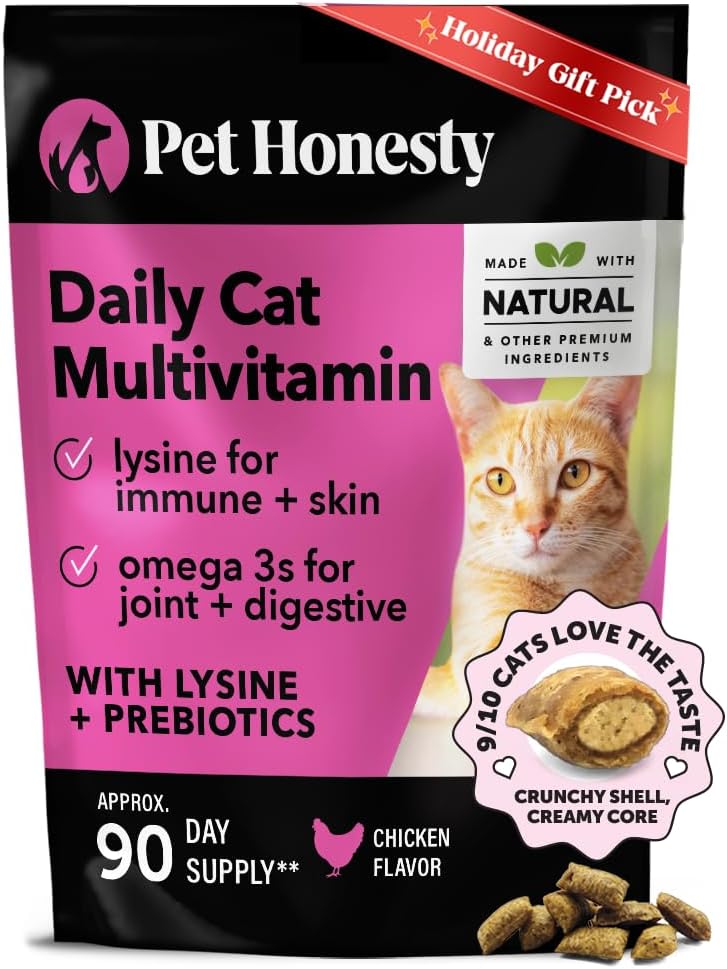 Cat Multivitamin Chews for Health, Immune, Joint Support