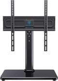 Universal Swivel TV Stand for 24-60 in TVs - Stable Glass Base