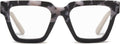 Blue Light Blocking Reading Glasses for Women - Oversized Square Fit