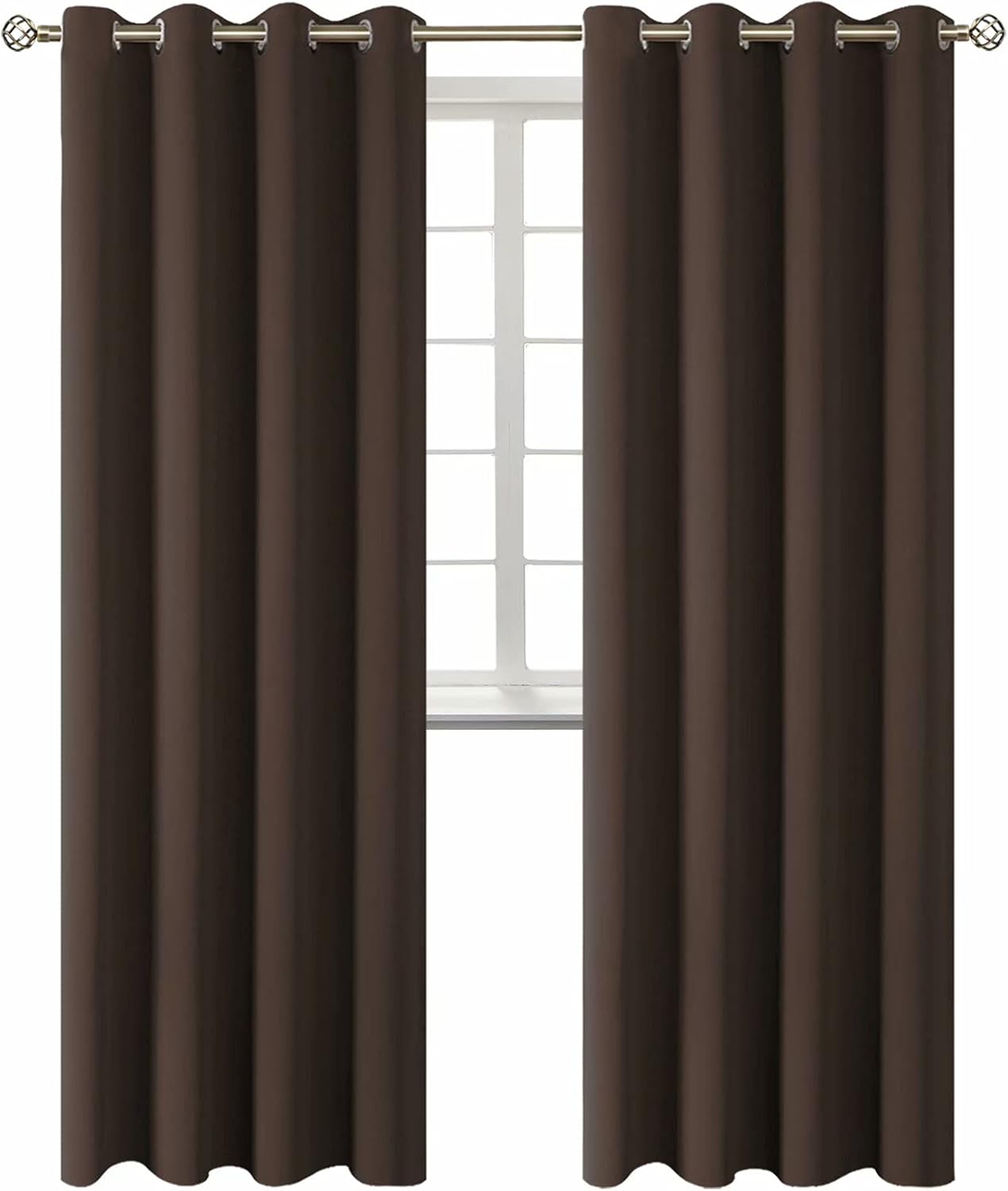 Blackout Curtains for Bedroom - Grommet Thermal Insulated Panels