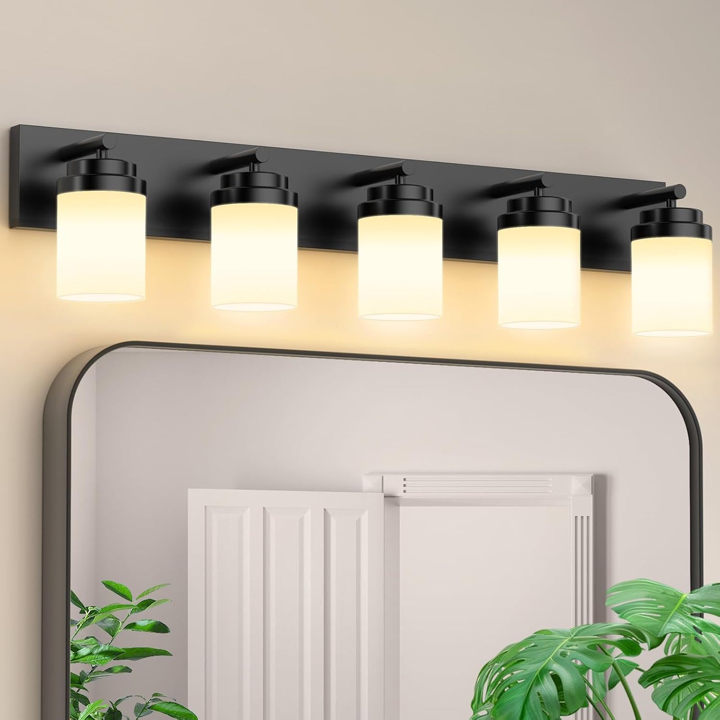 IZORRO 5-Light Bathroom Vanity Light Fixture for Modern Spaces