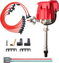 MAS Racing HEI Distributor and Spark Plug Wires Combo Kit - Red Cap