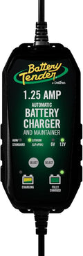 Battery Tender 6V/12V 1.25 AMP Lead Acid & Lithium Charger - Maintains