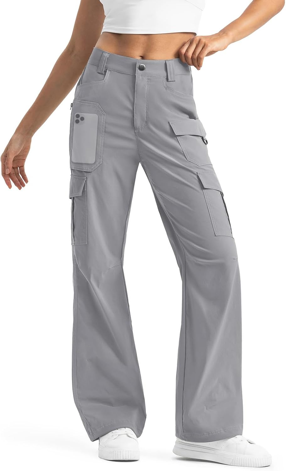 Moosehill Women's Cargo Hiking Pants for Outdoor Adventures