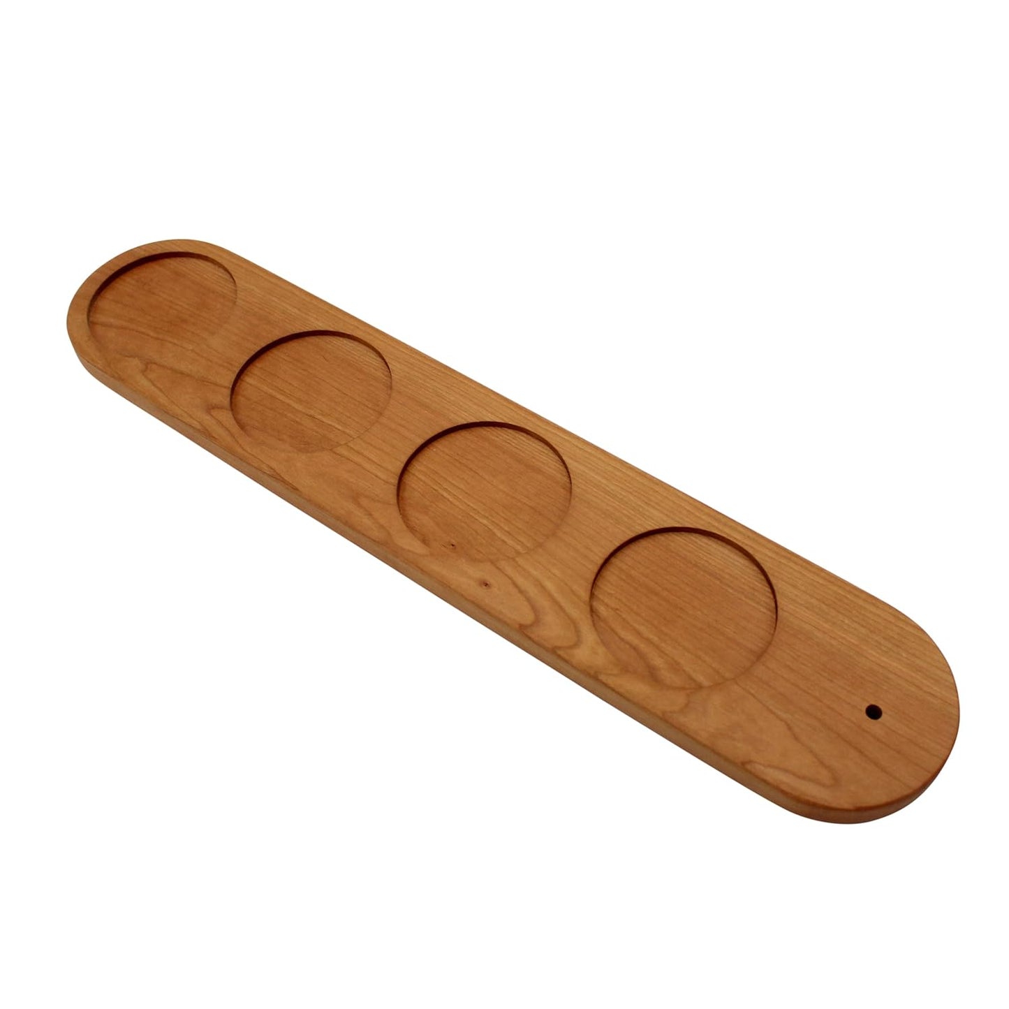 Nora Fleming Compatible Serving Tray - Solid Cherry Wood Design