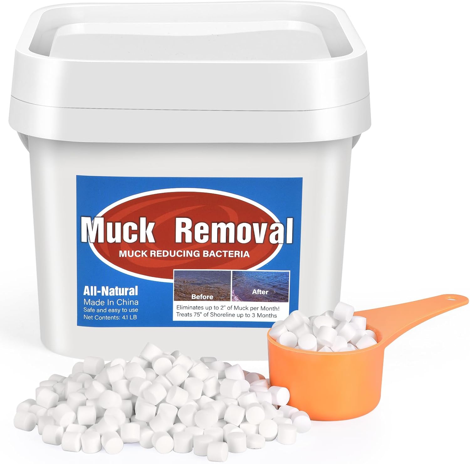 Muck Removal Natural Pond Clear Water Treatment for Ponds