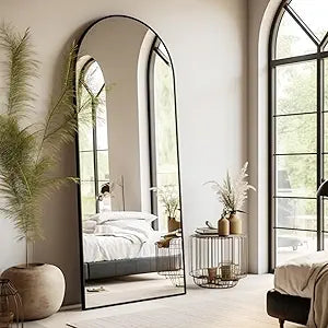 Otlsh Arched Full Length Mirror - Stylish Freestanding Design