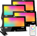 MELPO LED Flood Light Outdoor 800W Equivalent Smart RGB Lighting