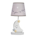 Little Star Celestial Moon Nursery Lamp with Shade and Bulb - Soft