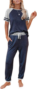 Automet 2 Piece Lounge Sets For Women - Soft Summer Pajama Set Women's