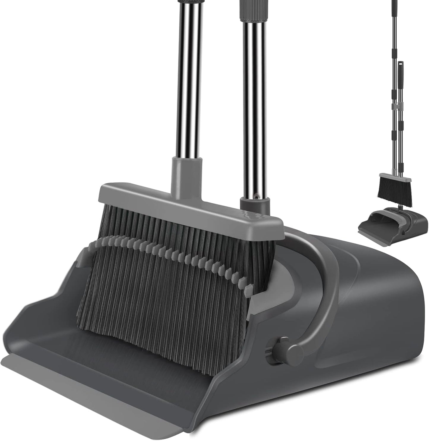 Easy Sweep Stand Up Broom Set by kelamayi
