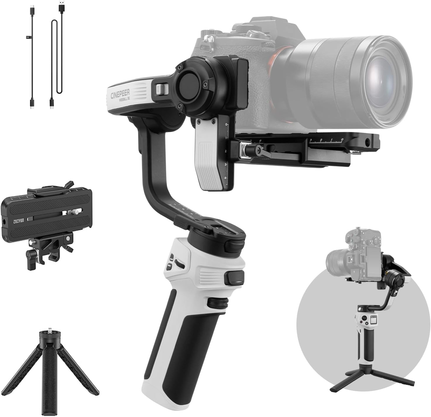 ZHIYUN CINEPEER WEEBILL 3E Gimbal for Mirrorless Cameras