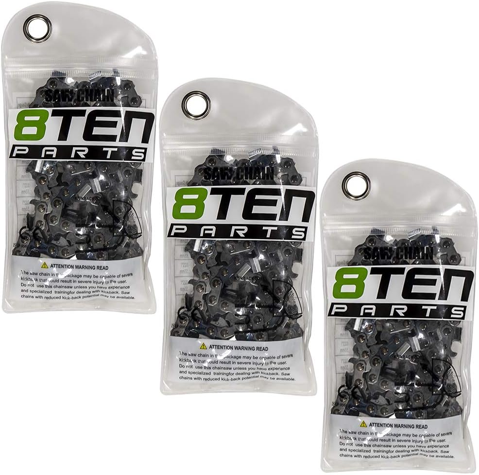 8TEN Chainsaw Chain 16 inch for Husqvarna and Poulan Models