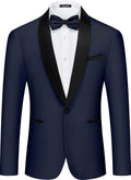 Mens Tuxedo Jacket Shawl Lapel Slim Fit Blazer Jacket - Elegant Dinner