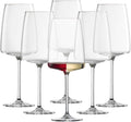 Zwiesel Glas Sensa Red Wine Glass Set of 6 - Elegant Tritan Crystal