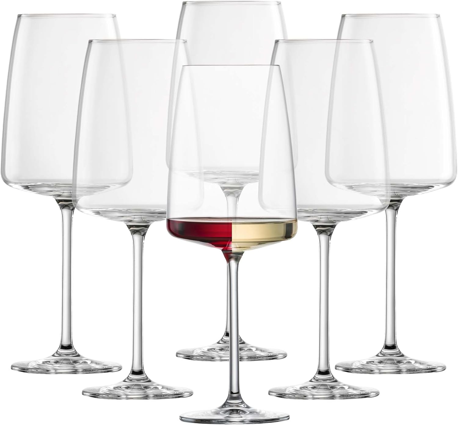 Zwiesel Glas Sensa Red Wine Glass Set of 6 for All Wines