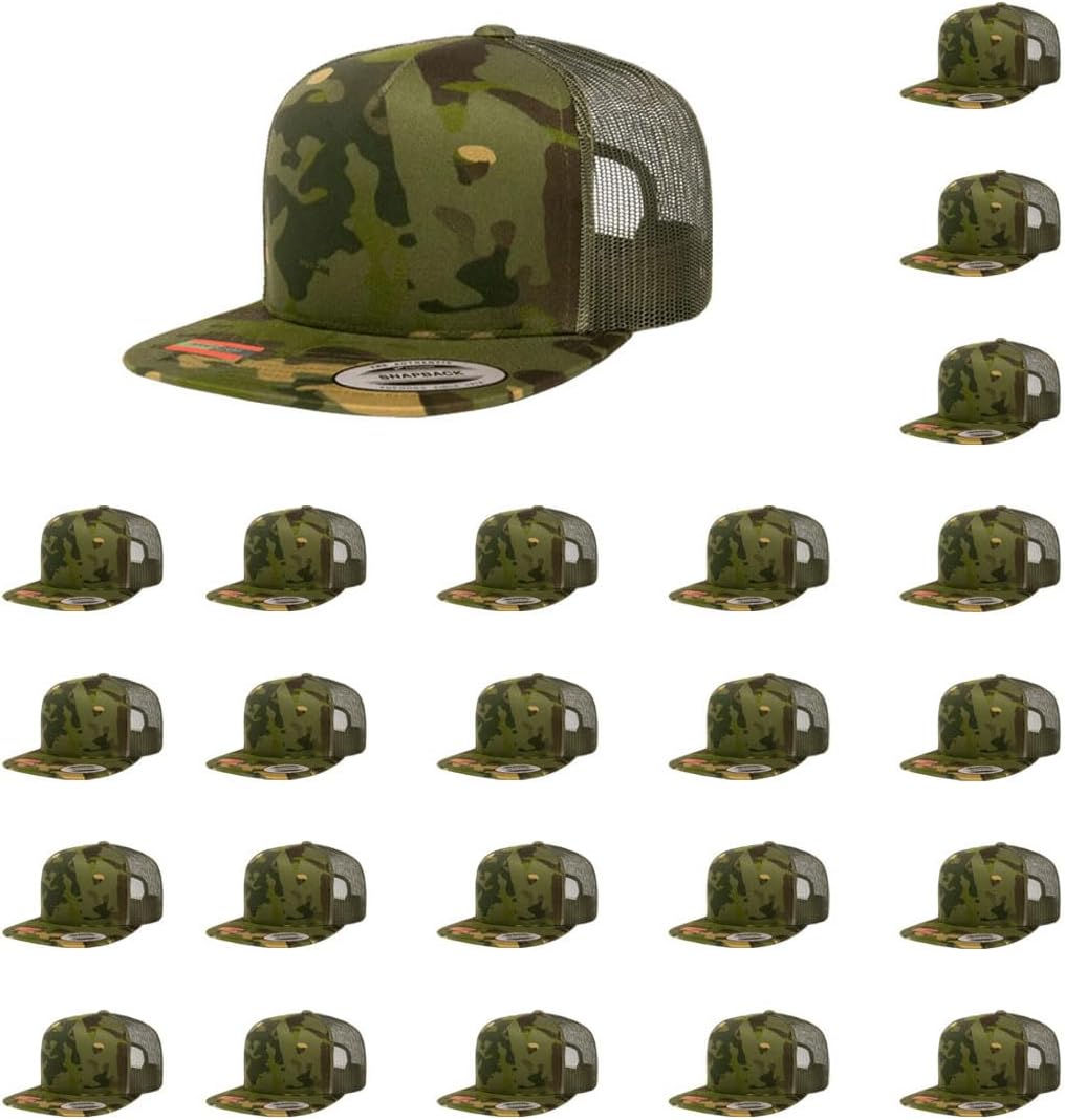 Yupoong 5-Panel Classic Trucker Cap for Stylish Comfort