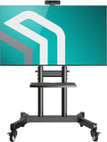 Mobile TV Stand for 50-90 in TVs - Rolling, Height Adjustable