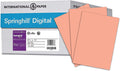 Springhill 8.5 x 11 Salmon Cardstock 110lb 2000 Sheets - Heavy, Smooth
