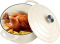 Miereirl 6 Quart Enameled Dutch Oven Pot - Spacious, Versatile