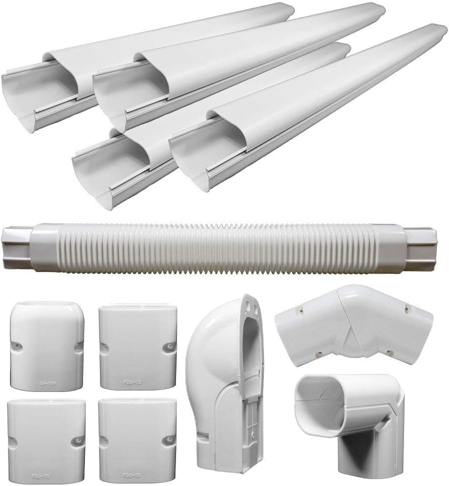 Slim PVC Cover Kit for Mini Splits - HVAC Protection