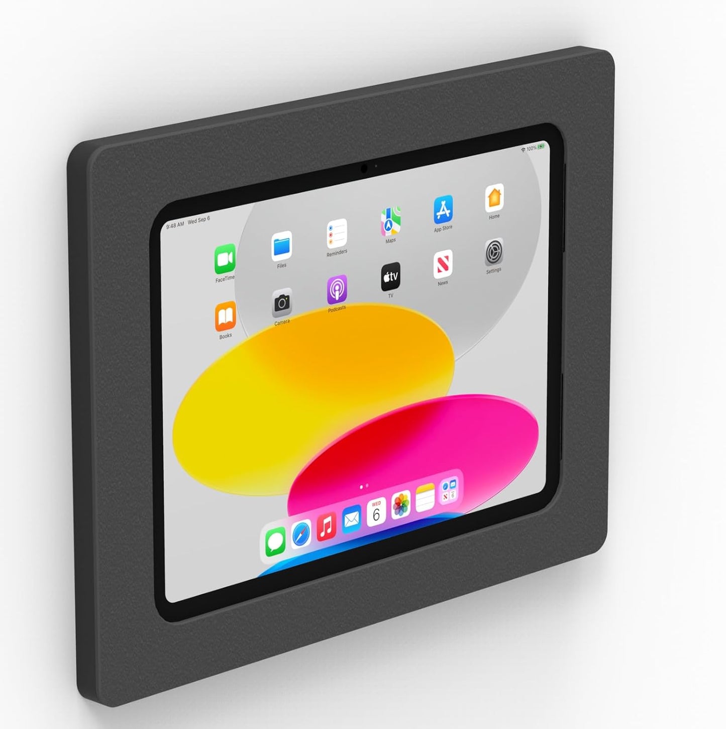 VidaMount Black On-Wall Tablet Mount for iPad 10.9 and 11 Inch