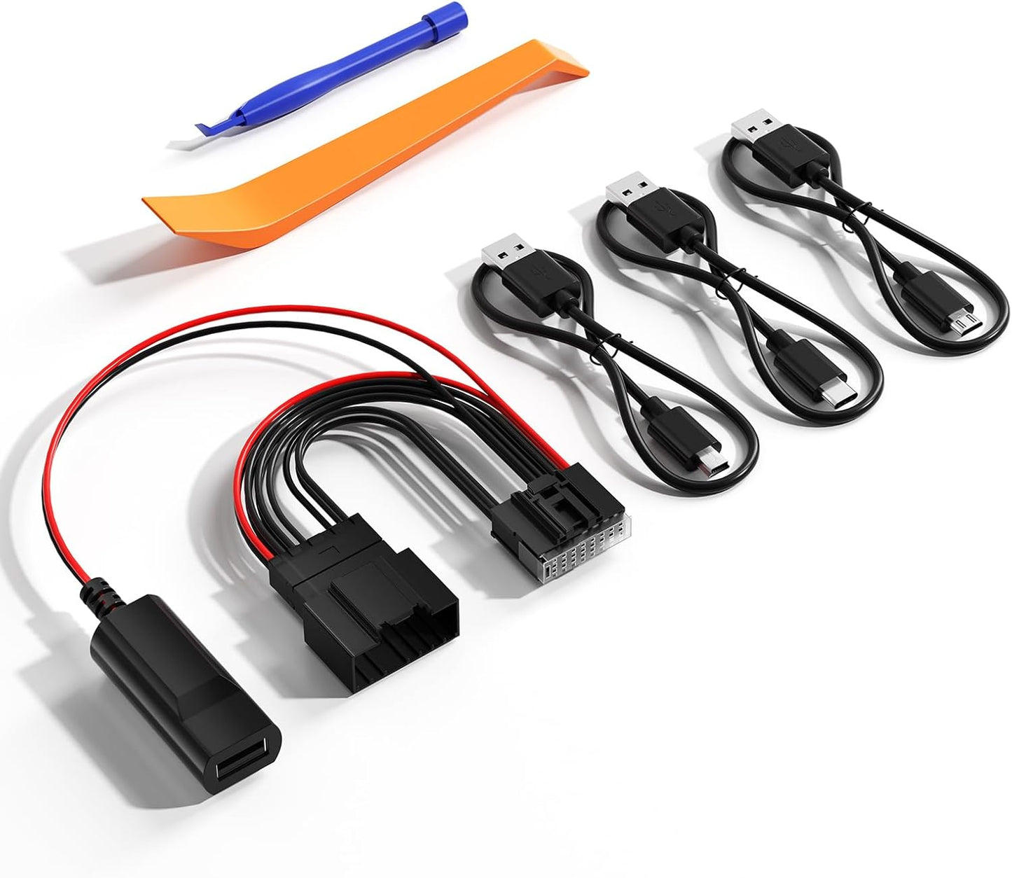 Dashcam Power Adapter for Ford Vehicles with USB Cables